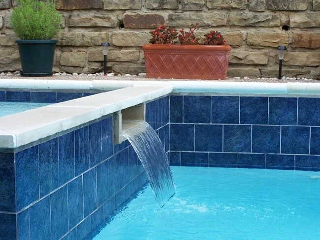 ceramic and porcelain pool tiles